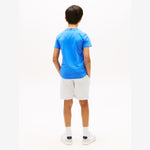 Tommy Hilfiger Boys Grey & Blue Cotton Short Set | Casa Childrenswear