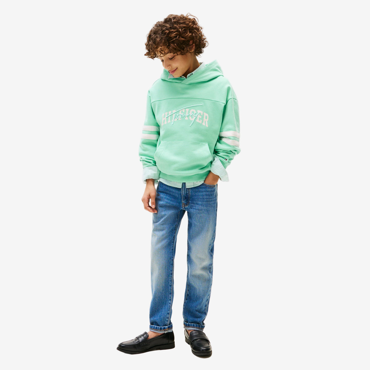 Tommy Hilfiger Light Blue Straight Denim Jean | Casa Childrenswear