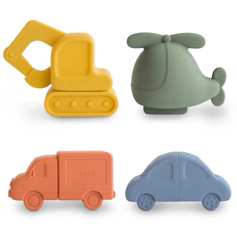 Mushie Bath Play Set - Vehicles | Casa Childrenswear