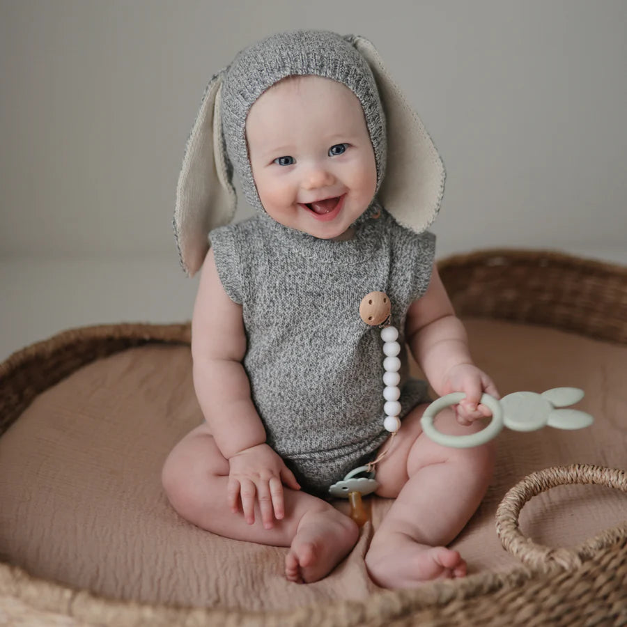 Mushie Bunny Teether | Casa Childrenswear