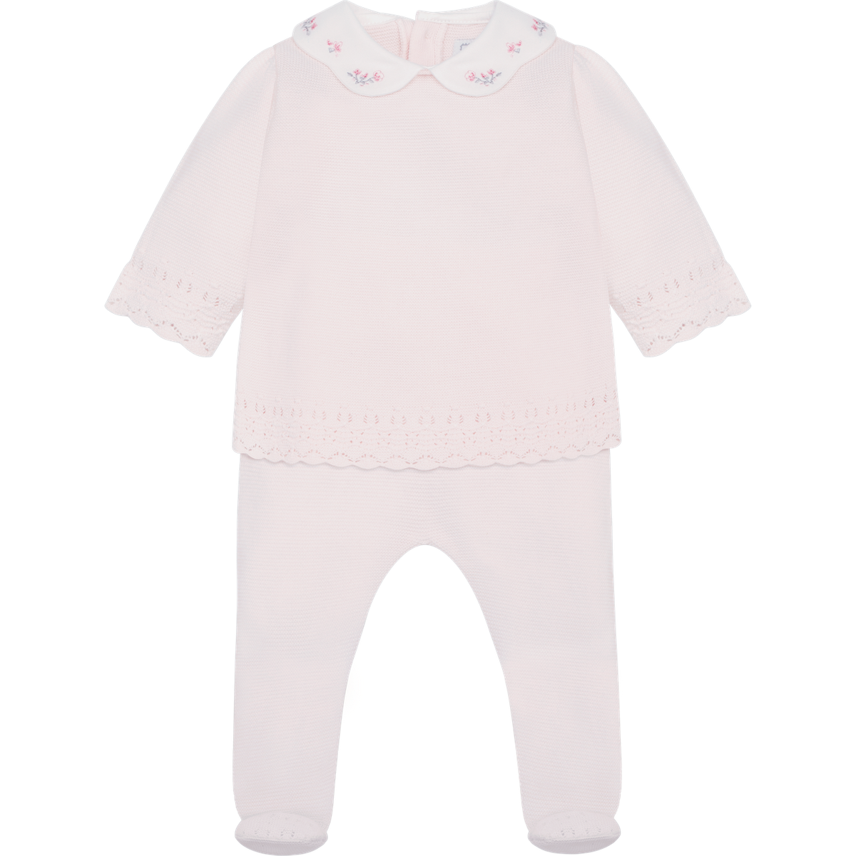Kaitlin Pink Two Piece Knitted Set