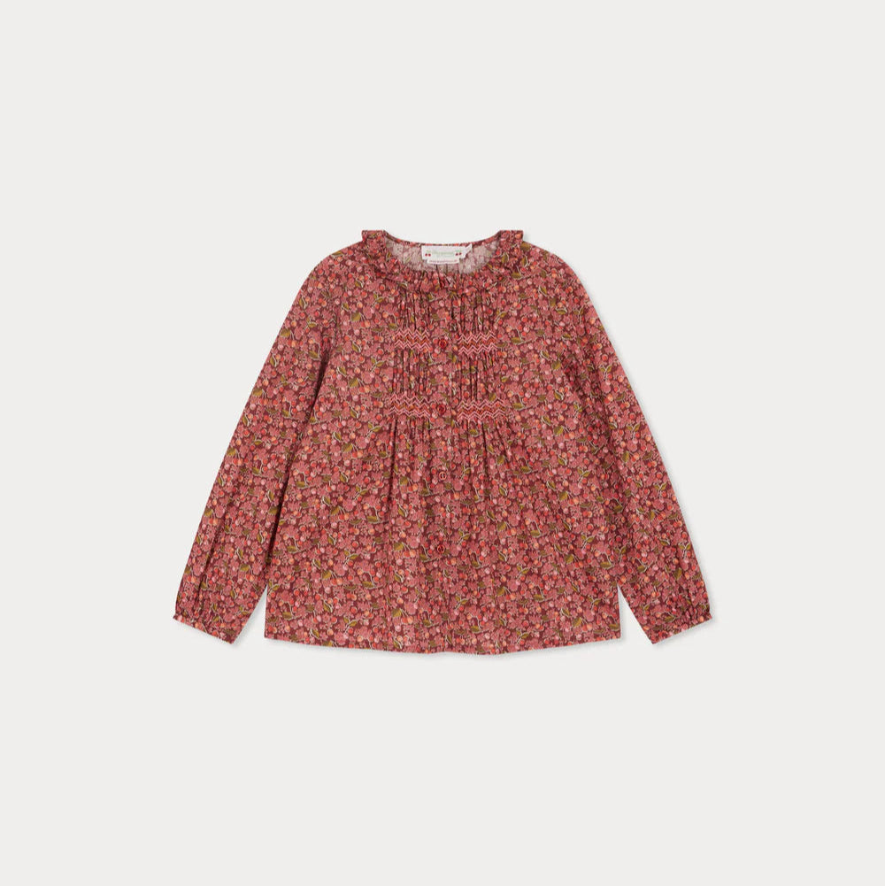 Bonpoint Cherry Print Blouse | Casa Childrenswear