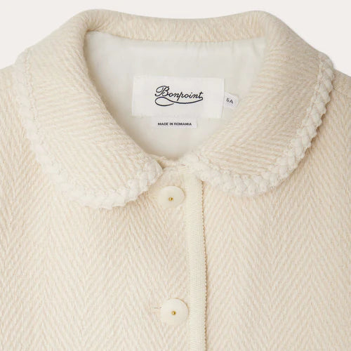 Bonpoint Ecru Janica Vest | Casa Childrenswear