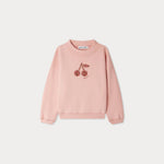 Bonpoint Pink Cherry Logo Sweatshirt | Casa Childrenswear