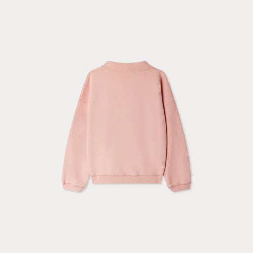 Bonpoint Pink Cherry Logo Sweatshirt | Casa Childrenswear
