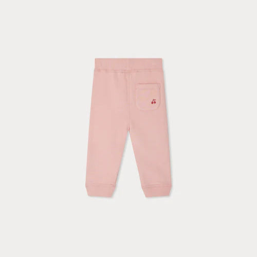 Bonpoint Baby Girls Pink Joggers | Casa Childrenswear