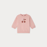 Bonpoint Baby Girls Cherry Logo Sweater | Casa Childrenswear