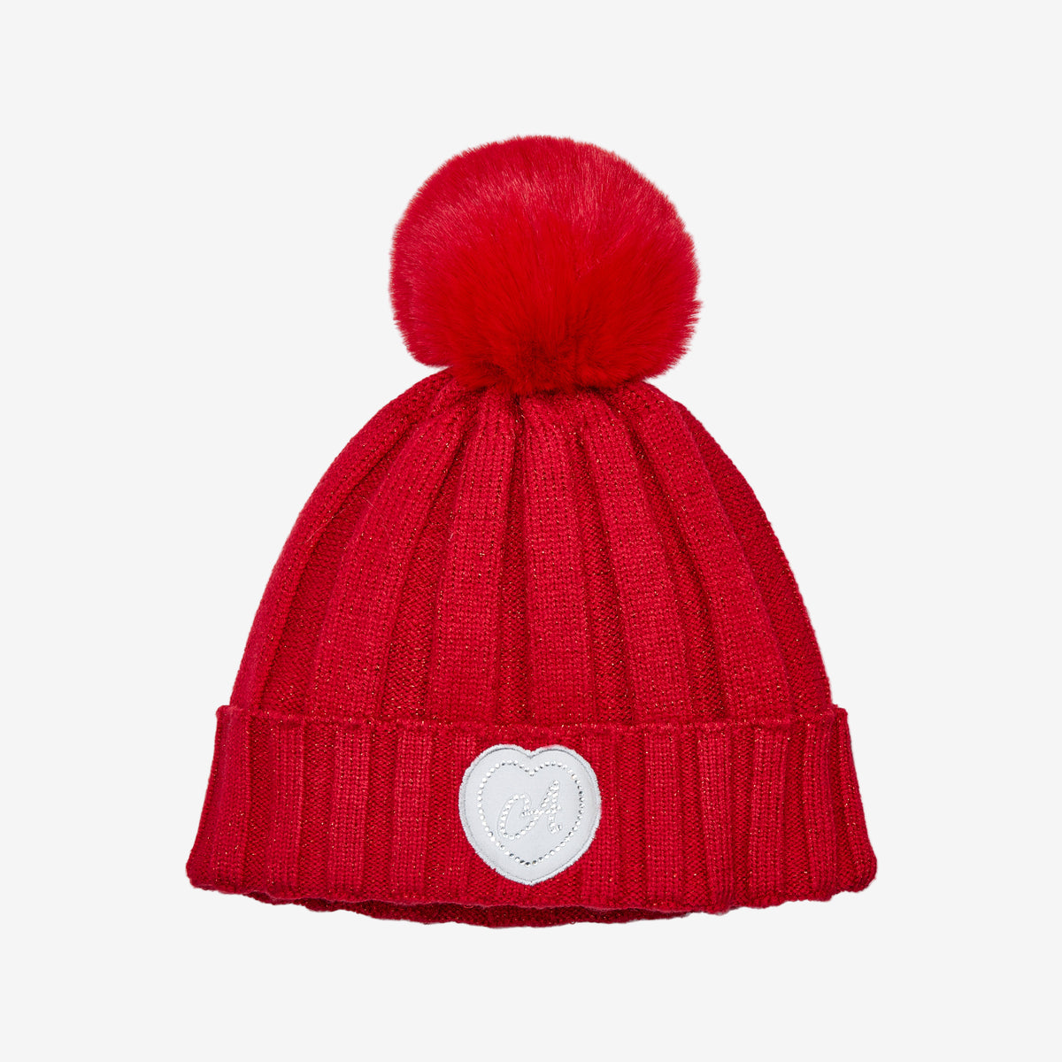 A Dee Mallory Red Pom Pom Hat | Casa Childrenswear