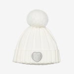 A Dee Mallory White Pom Pom Hat | Casa Childrenswear