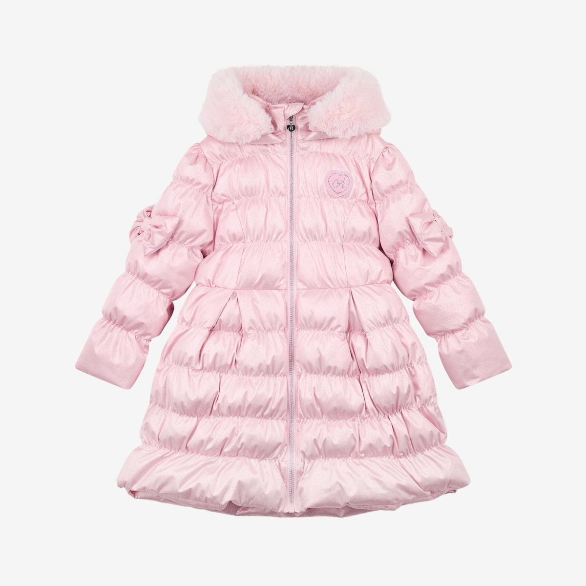 Montana Pink Padded Long Jacket