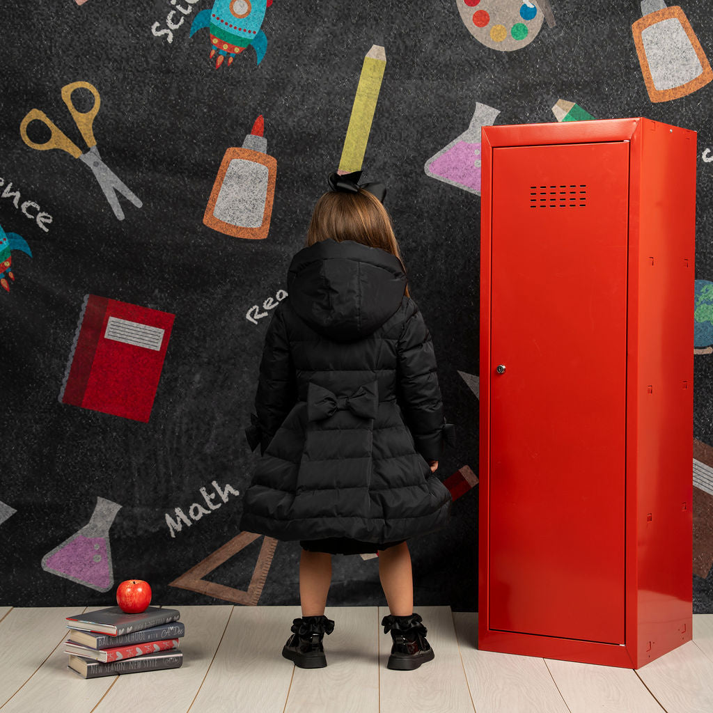 A Dee Joyce Black Long Jacket | Casa Childrenswear
