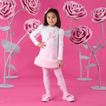 A Dee Andrea Pink Fur Skirt Set | Casa Childrenswear