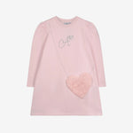 A Dee Alyssa Pink Fur Handbag Dress | Casa Childrenswear