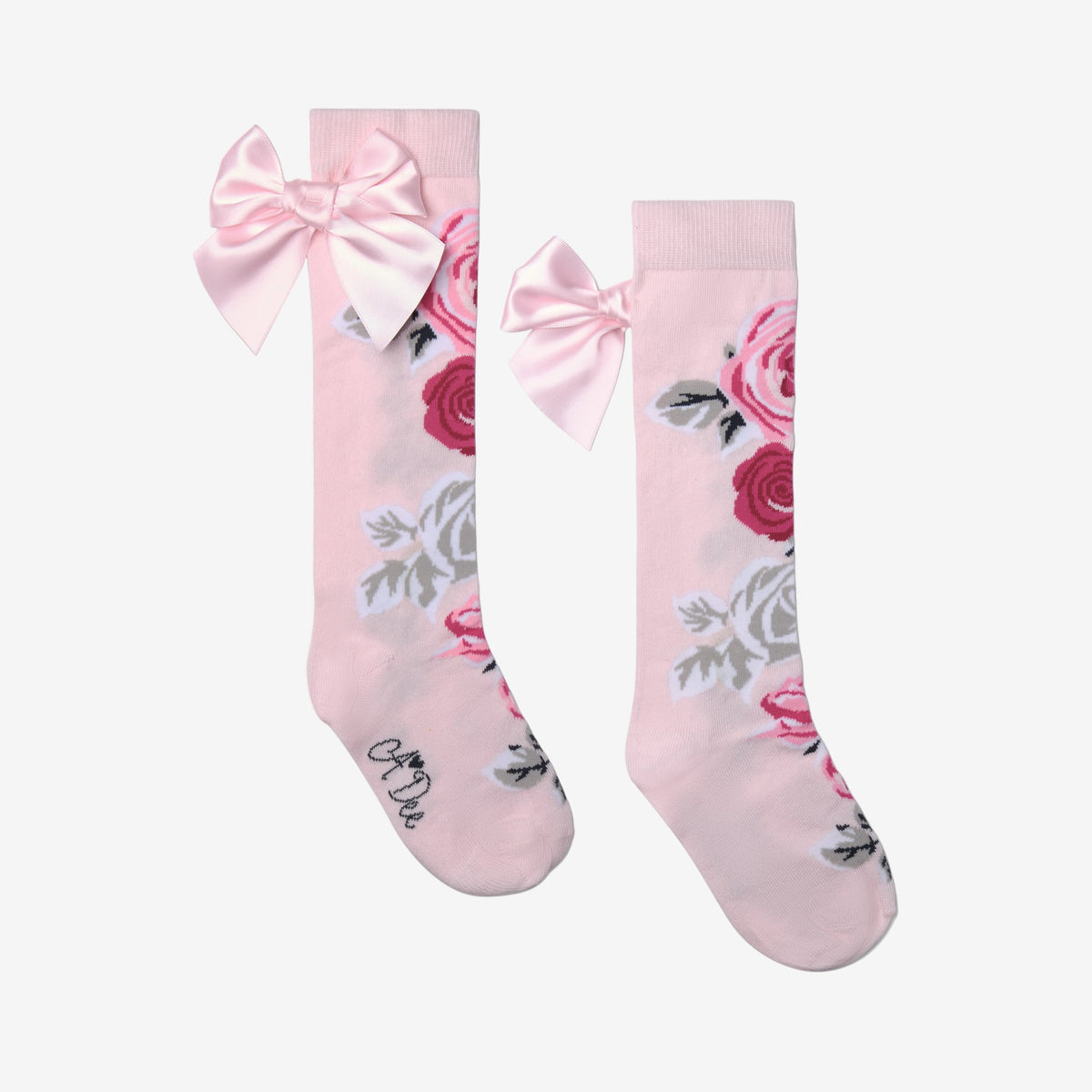 Alessandra Rose Print Knee High Sock
