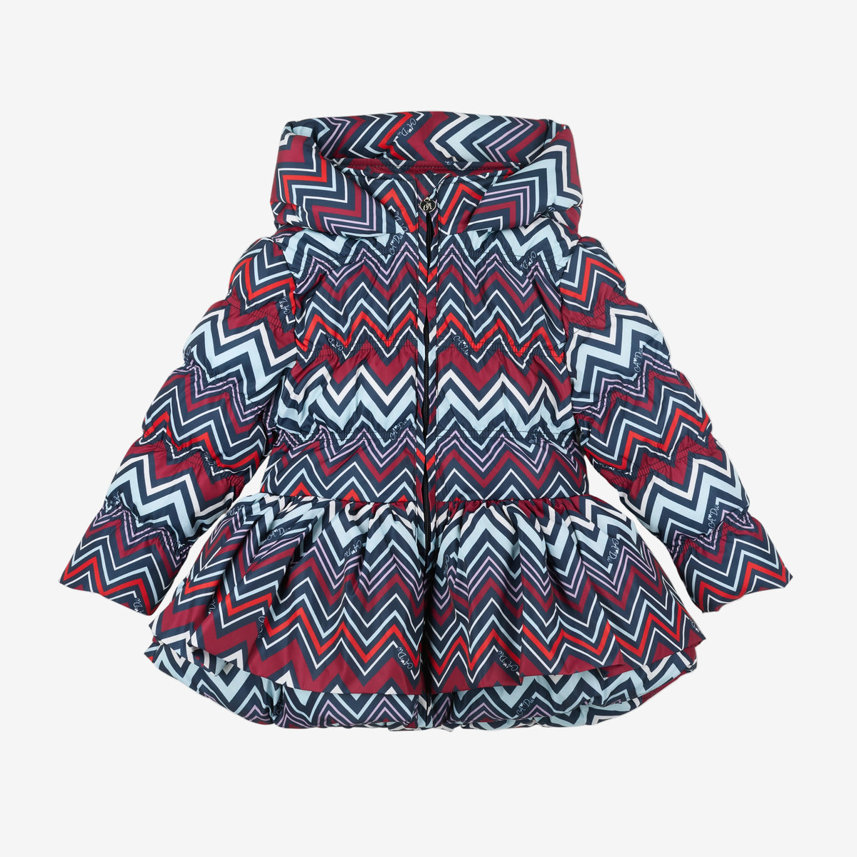A Dee Ava Navy Chevron Print Jacket | Casa Childrenswear