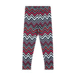 A Dee Crissy Navy Chevron Print Peplum Legging Set | Casa Childrenswear