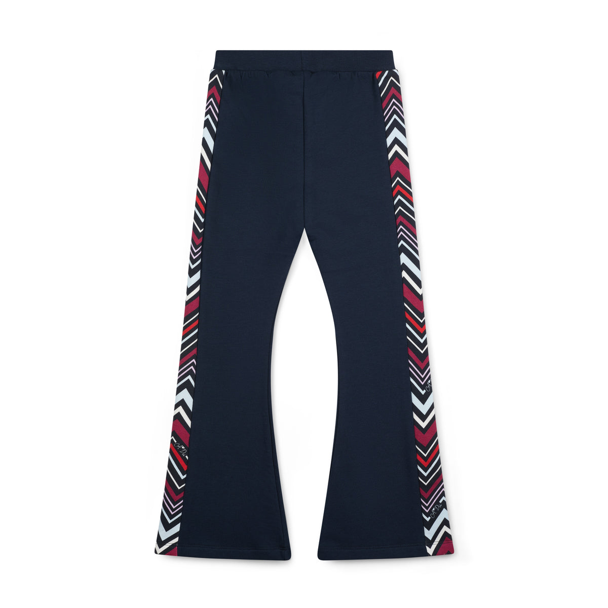 A Dee Coco Navy Chevron Print Flare Tracksuit | Casa Childrenswear
