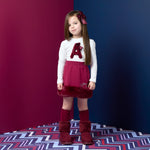 A Dee Andrea Cherry Fur Skirt Set | Casa Childrenswear