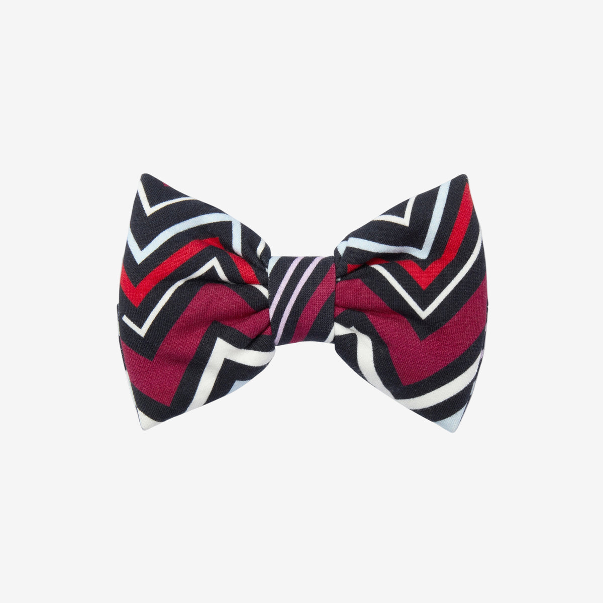 A Dee Brianna Navy Chevron Print Bow Hairclip | Casa Childrenswear