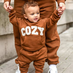 Cozy Brown Tracksuit | Casa Childrenswear