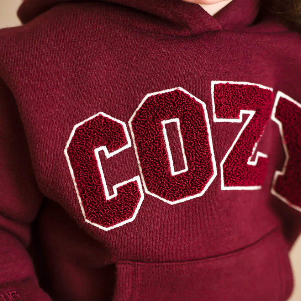 Cozy Burgundry Tracksuit | Casa Childrenswear