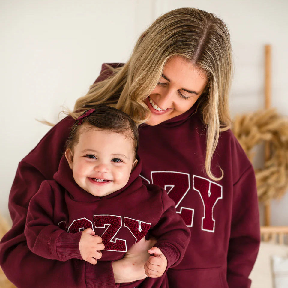 Cozy Burgundry Tracksuit | Casa Childrenswear