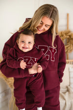 Cozy Burgundry Tracksuit
