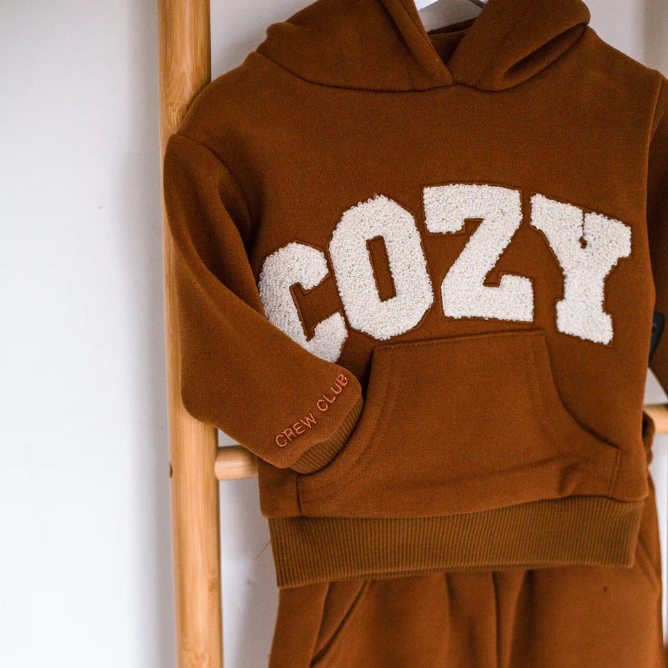 Cozy Brown Tracksuit | Casa Childrenswear