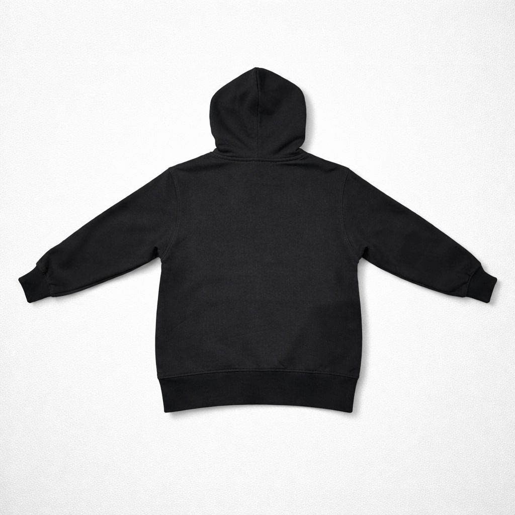 Palm Angels Boys Black Shoulder and Sleeve Contrast Hoodie | Casa Childrenswear