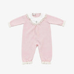 Paz Rodriguez Baby Girls Pink Romper - front view