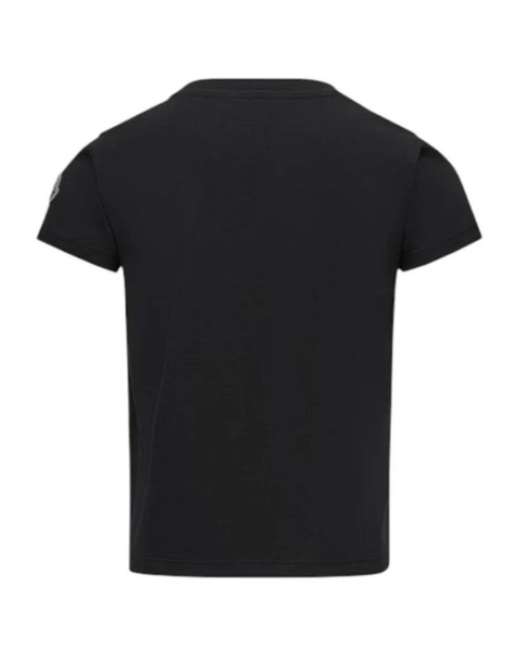 Moncler Enfant Girls Black T-Shirt | Casa Childrenswear