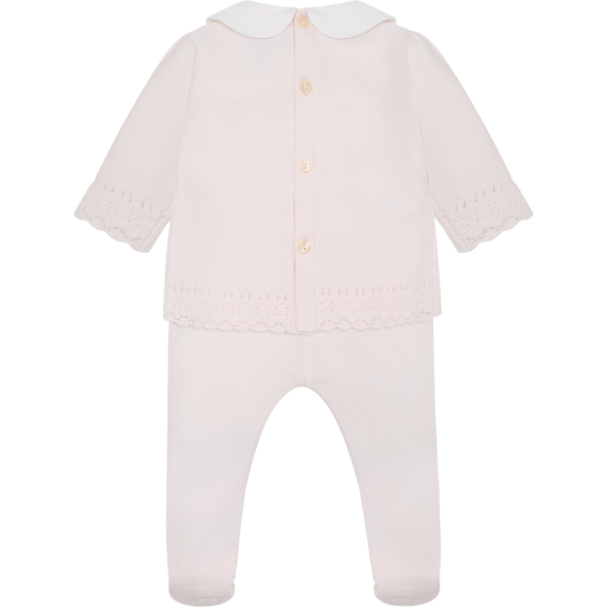 Kaitlin Pink Two Piece Knitted Set