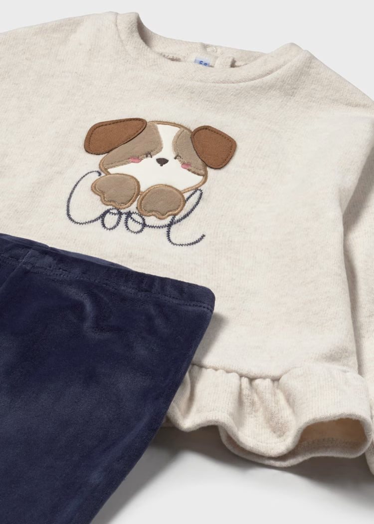 Mayoral Navy & Grey Pullover & Leggings Set | Casa Childrenswear