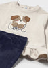 Mayoral Navy & Grey Pullover & Leggings Set | Casa Childrenswear