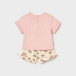 Mayoral Pink & Beige Short Set | Casa Childrenswear