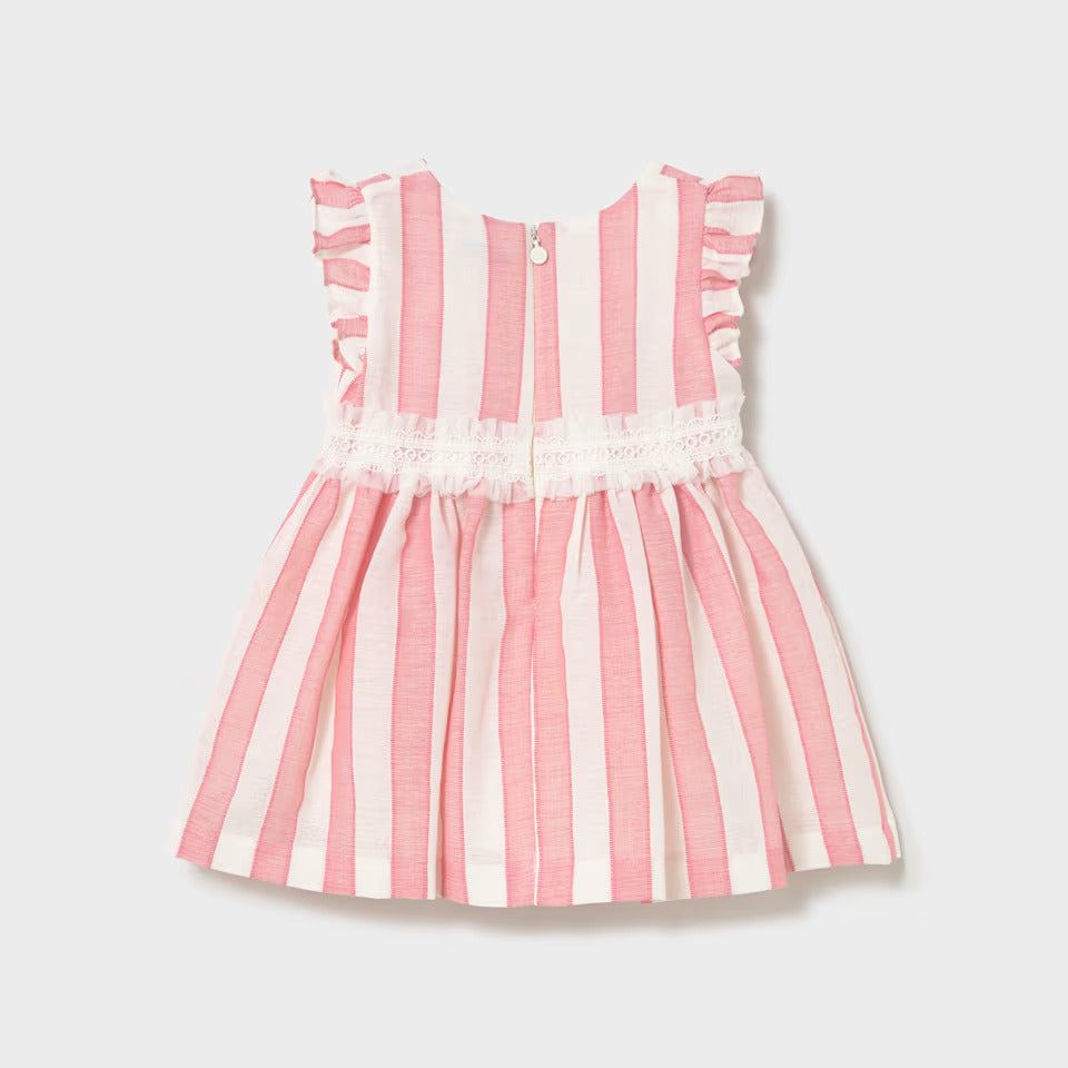 Mayoral Pink Striped Dress | Casa Childrenswear