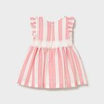 Mayoral Pink Striped Dress | Casa Childrenswear