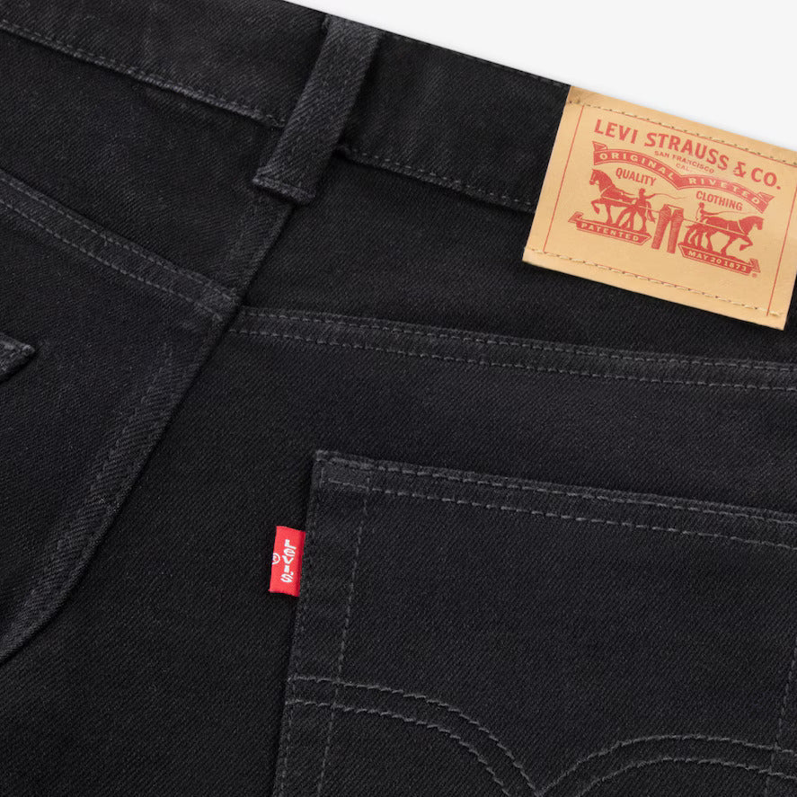 Black Loose Taper Jeans