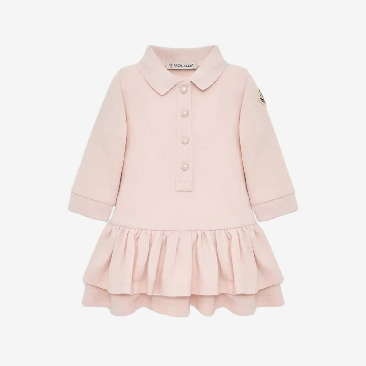 Moncler Enfant Infant Girls Pink Dress | Casa Childrenswear