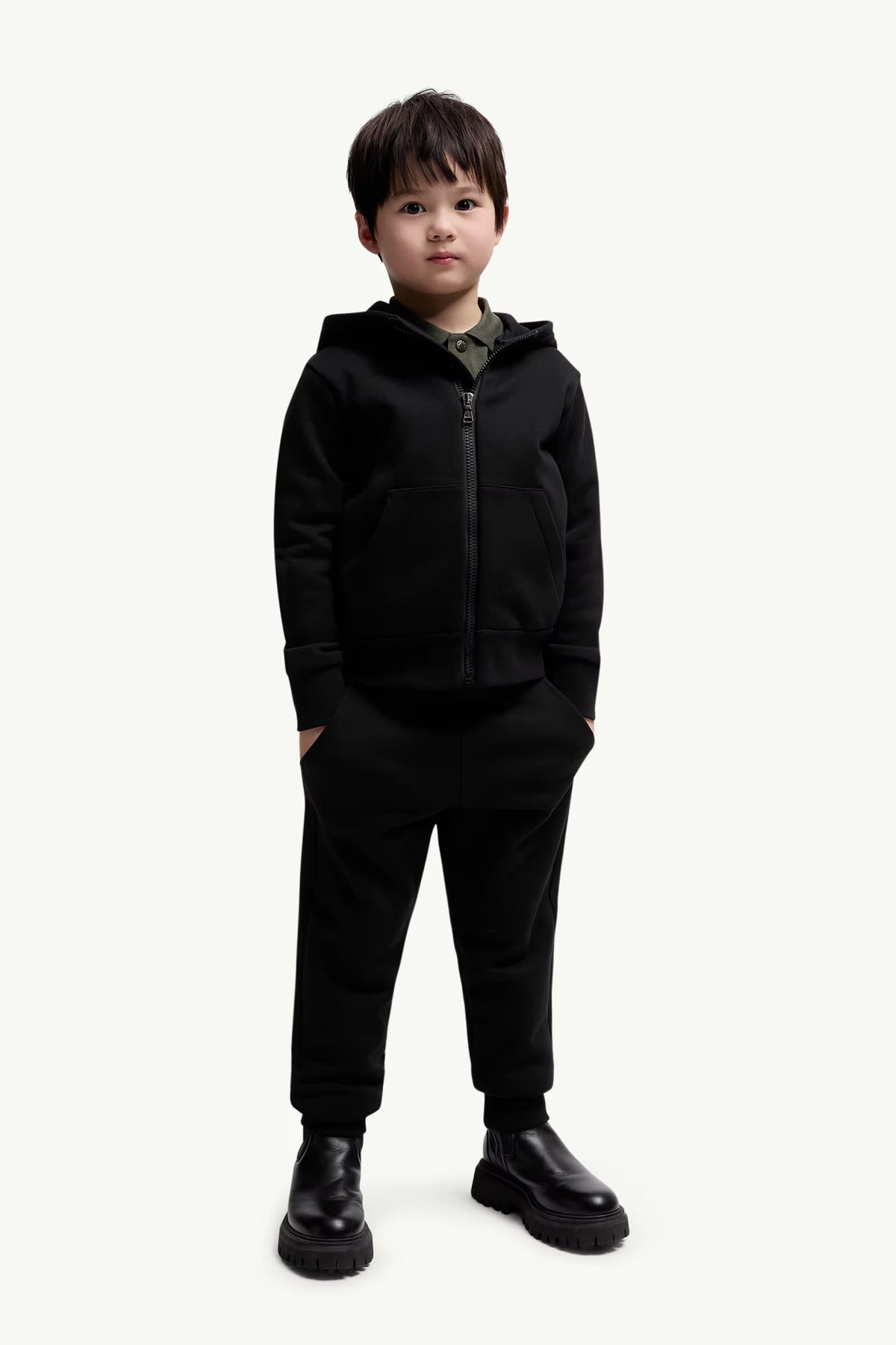 Boys Black Knitwear Set