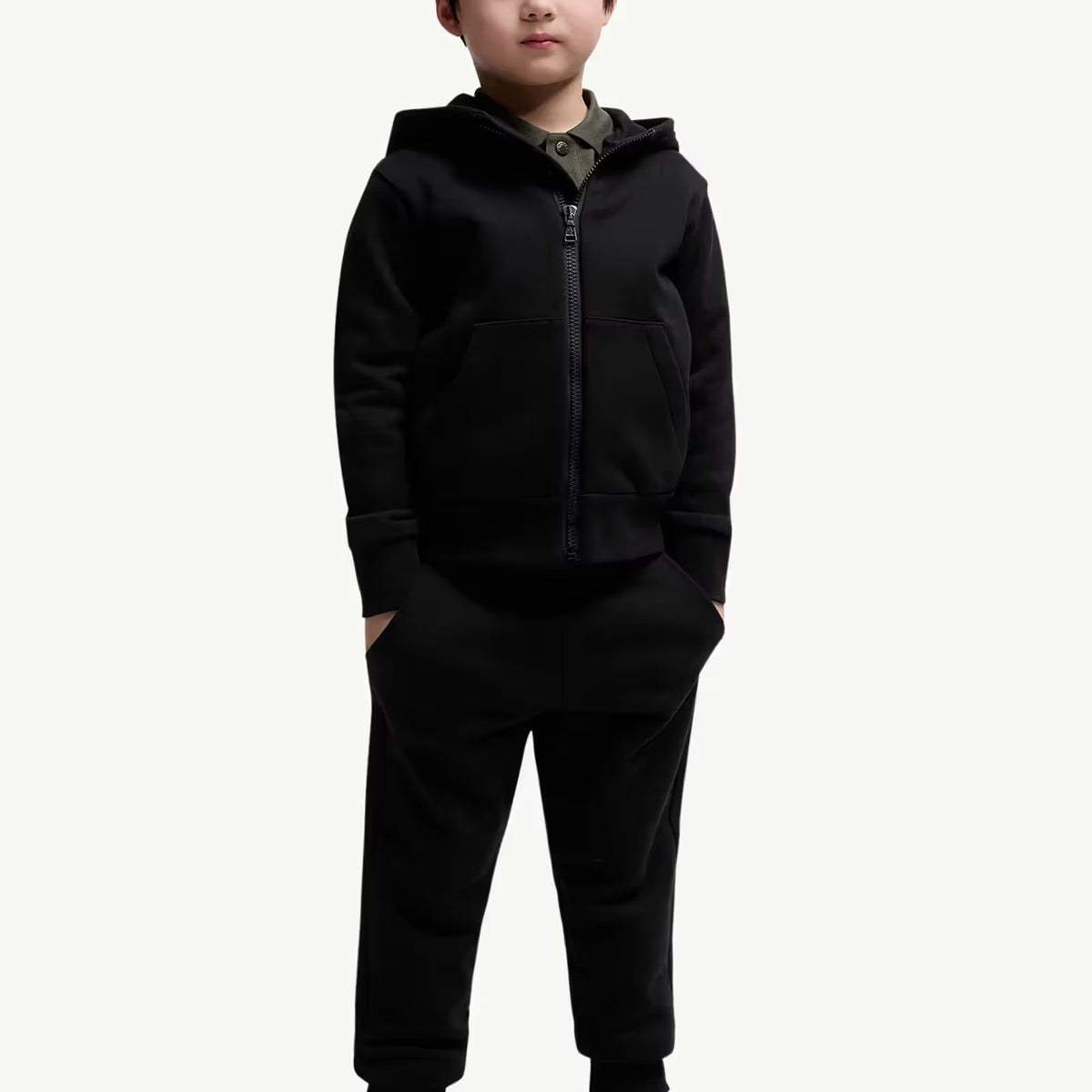 Moncler Enfant Boys Black Knitwear Set | Casa Childrenswear