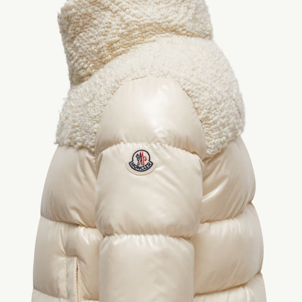 Moncler Enfant Girls Beige Dima Jacket | Casa Childrenswear