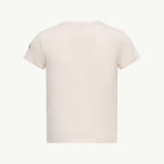 Moncler Enfant Girls Beige Logo T-Shirt | Casa Childrenswear
