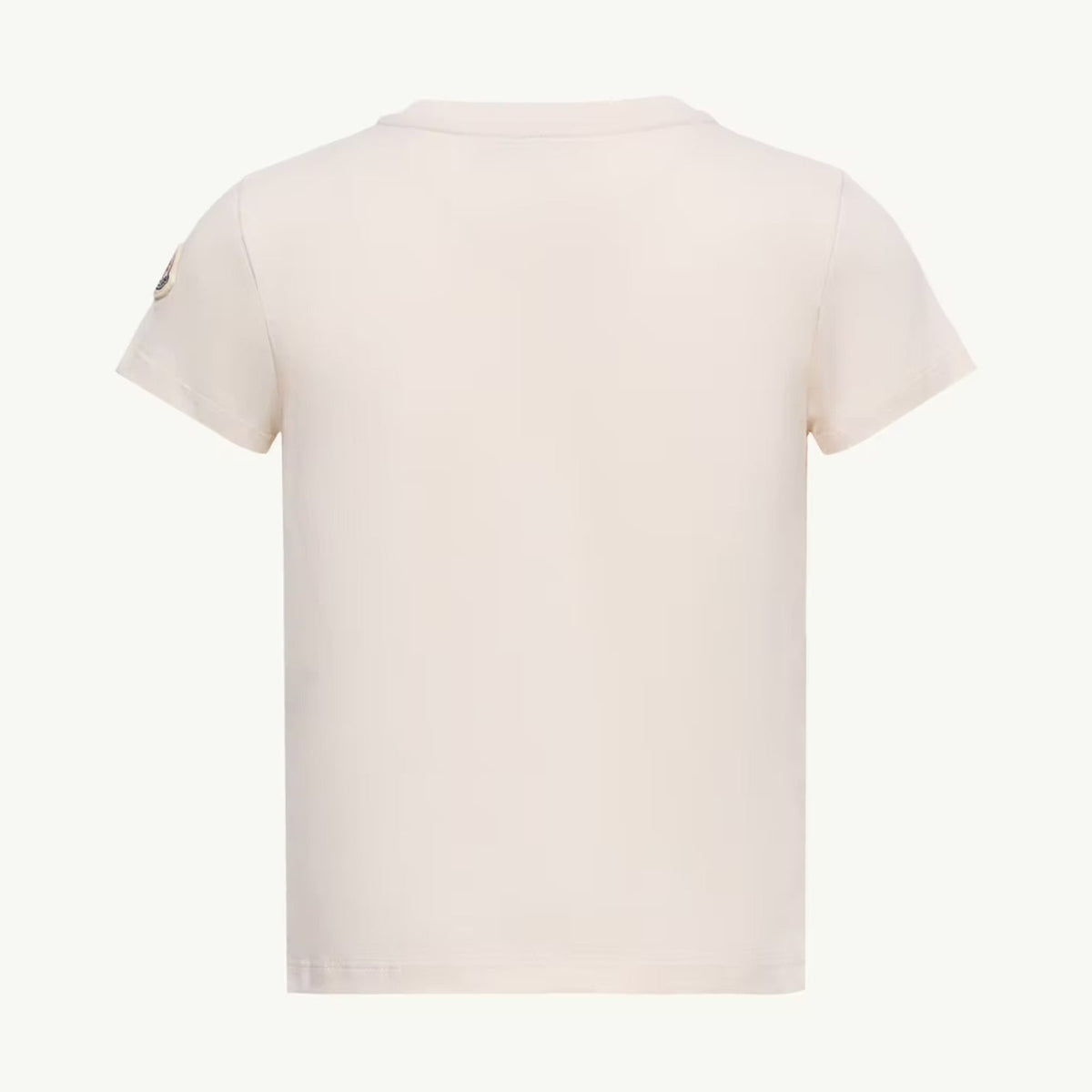 Moncler Enfant Girls Beige T-Shirt | Casa Childrenswear