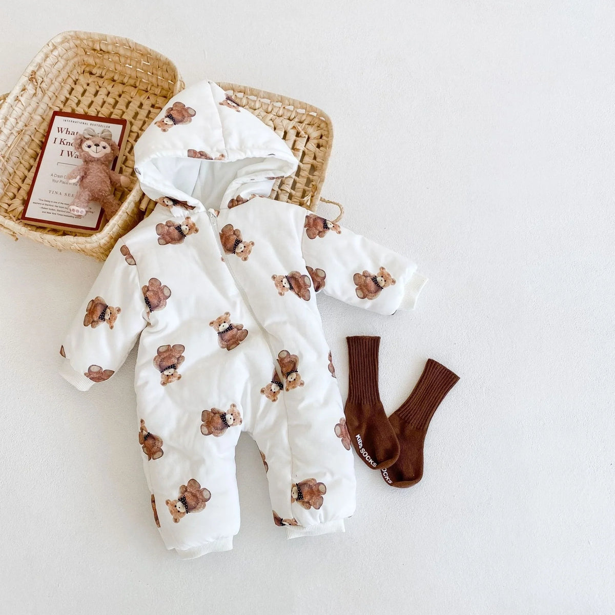Cozy Crew Club Bear Puffer Suit | Casa Childrenswear