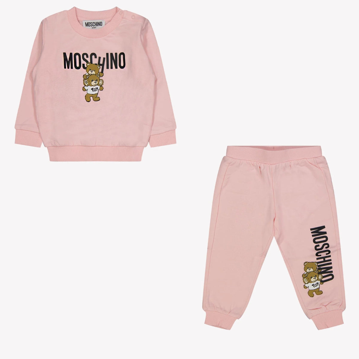 Moschino Baby Sugar Rose Teddy Bear Tracksuit Set | Casa Childrenswear
