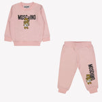 Moschino Baby Sugar Rose Teddy Bear Tracksuit Set | Casa Childrenswear