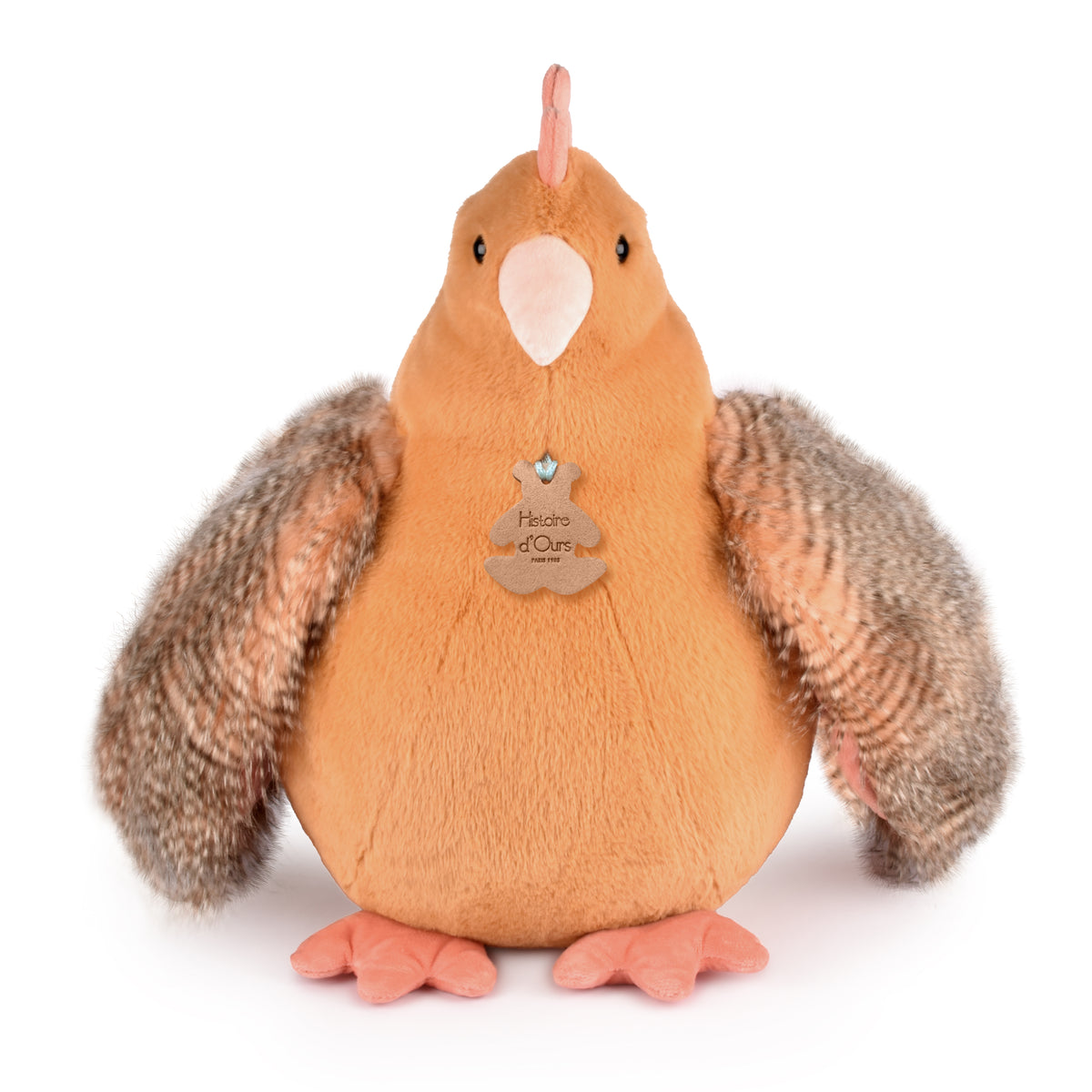 Histoire d'Ours Chicken Orange Large 50cm | Casa Childrenswear