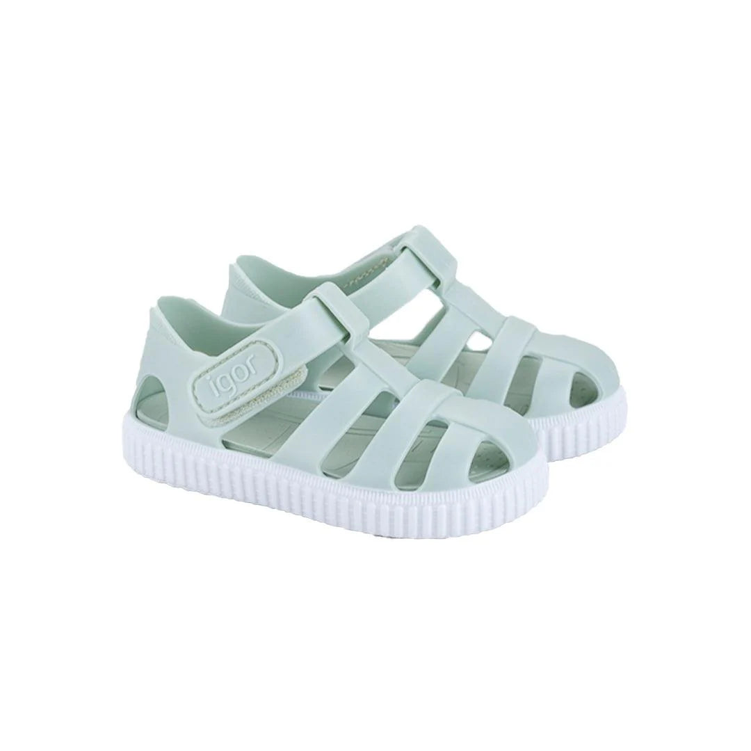 Igor Nico Sandal Green | Casa Childrenswear