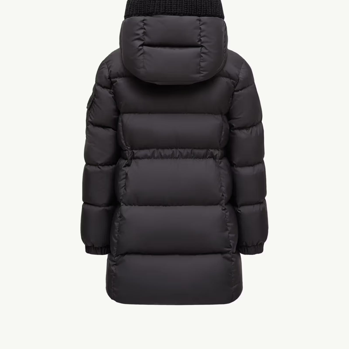 Moncler Enfant Girls Black Irma Long Parka | Casa Childrenswear